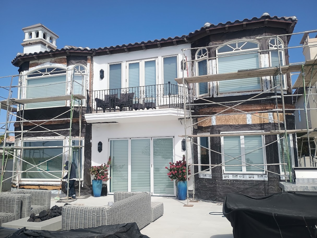 Featured plastering project